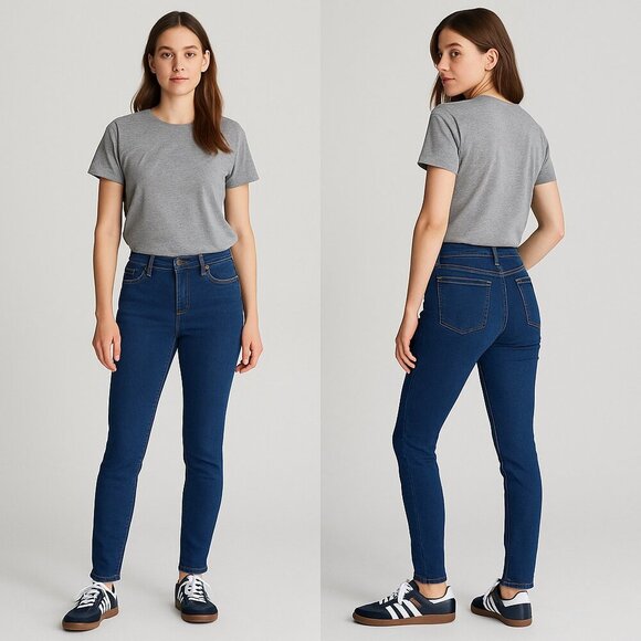 MK ✨ MICHAEL KORS Women’s Mid-Rise Izzy Skinny Jeans - Size 6 👖💎 - Picture 4 of 16